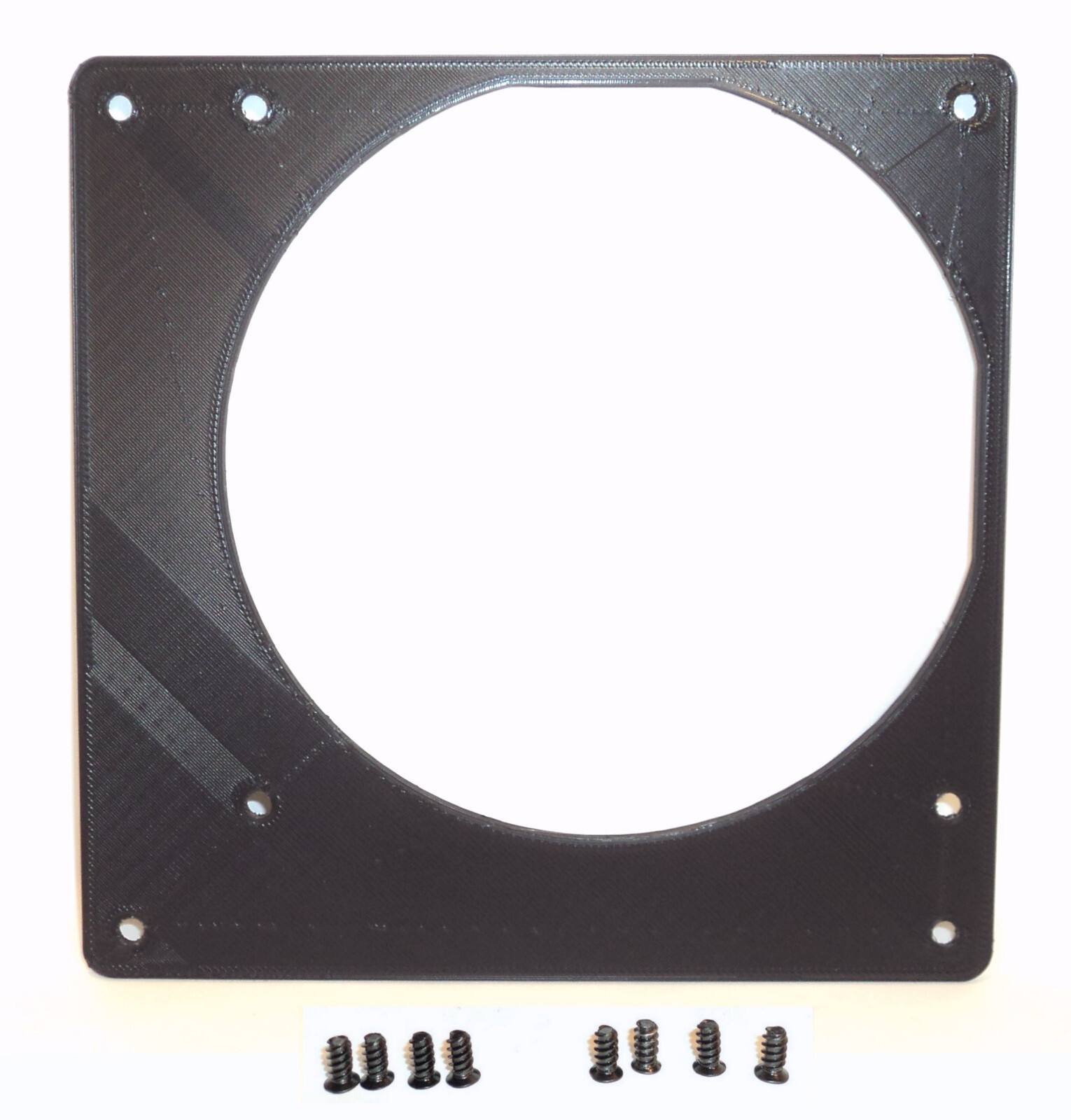 120mm to 140mm CORNER OFFSET Flat Fan Adapter Converter change mounting PC Mod