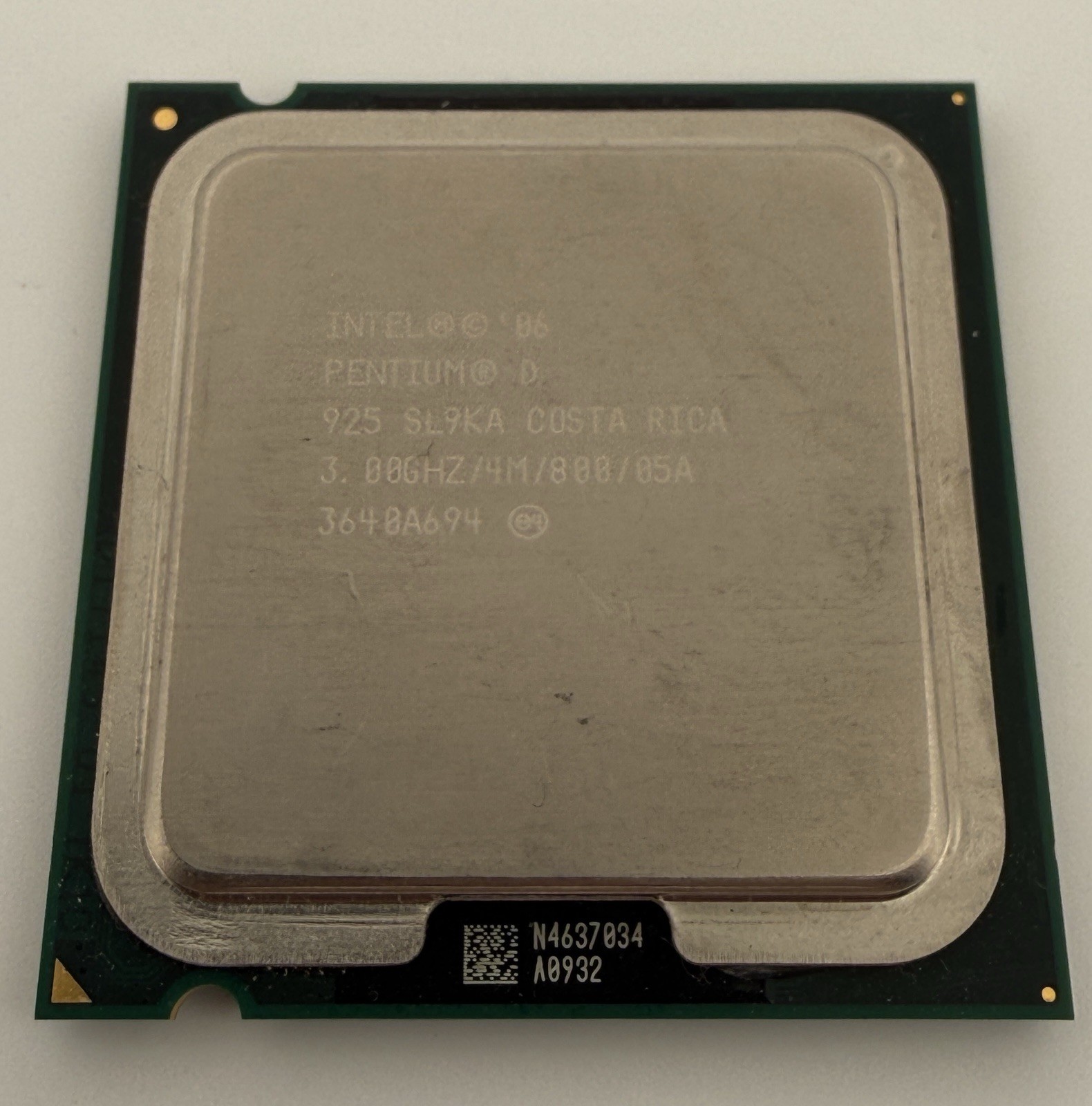 Intel Pentium D 925 3.0GHz Dual-Core CPU SL9KA LGA775 – Tested