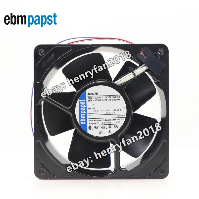 1pc 4656ZH Axial fan 230VAC 19/18W 0.12A 120x120x38MM Control Cabinet Fan