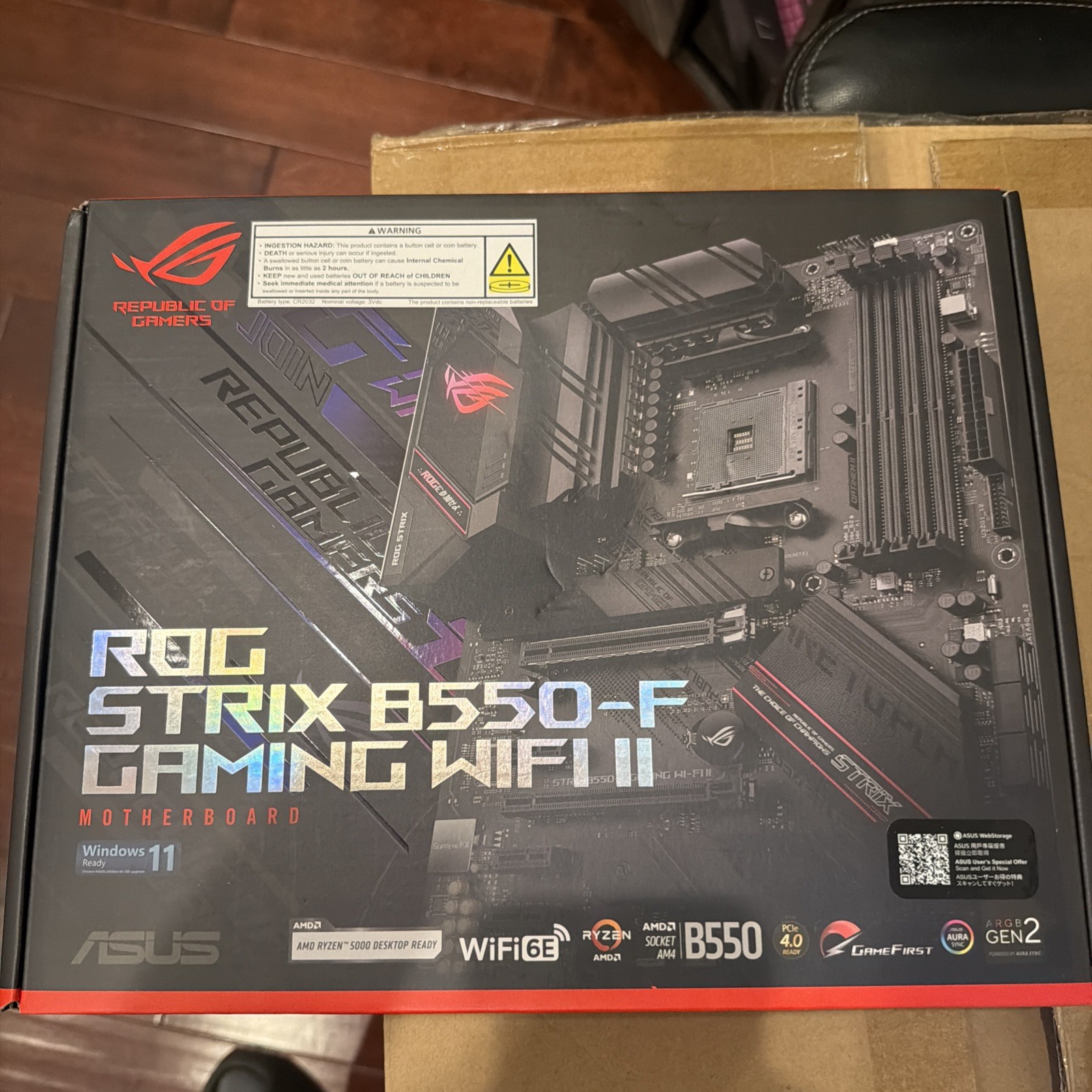ASUS ROG STRIX B550-F GAMING WIFI II – Motherboard – ATX – Socket AM4 – AMD B550