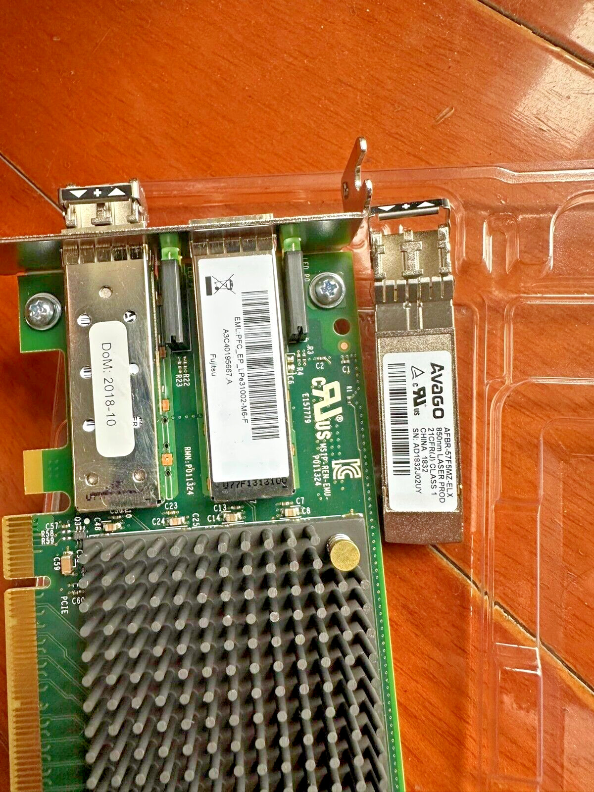 Emulex LPe31002-M6-F 16GbE Dual Port Fibre Channel Host Bus Adapter with 2*SFP