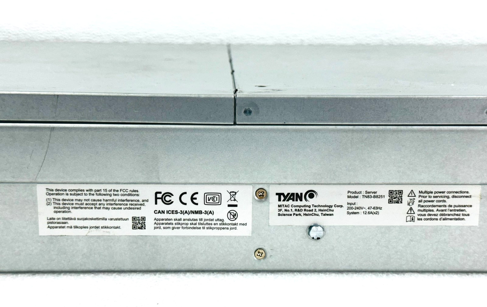 TYAN B8251T83E8HR-2T-N Transport HX TN83-B8251 2U Barebone System NO PSUs 🚚