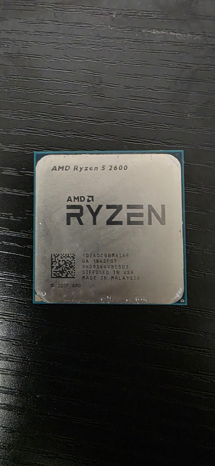 AMD Ryzen 5 2600 6-Core CPU with Cooling Fan, 3.4 GHz