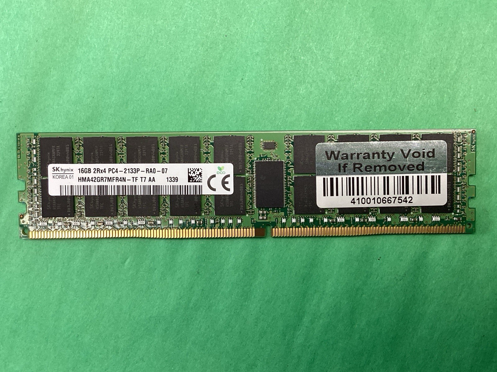 SK hynix 16GB DDR4 2Rx4 PC4-2133P Memory HMA42GR7MFR4N-TF T7 AA – TESTED WORKING