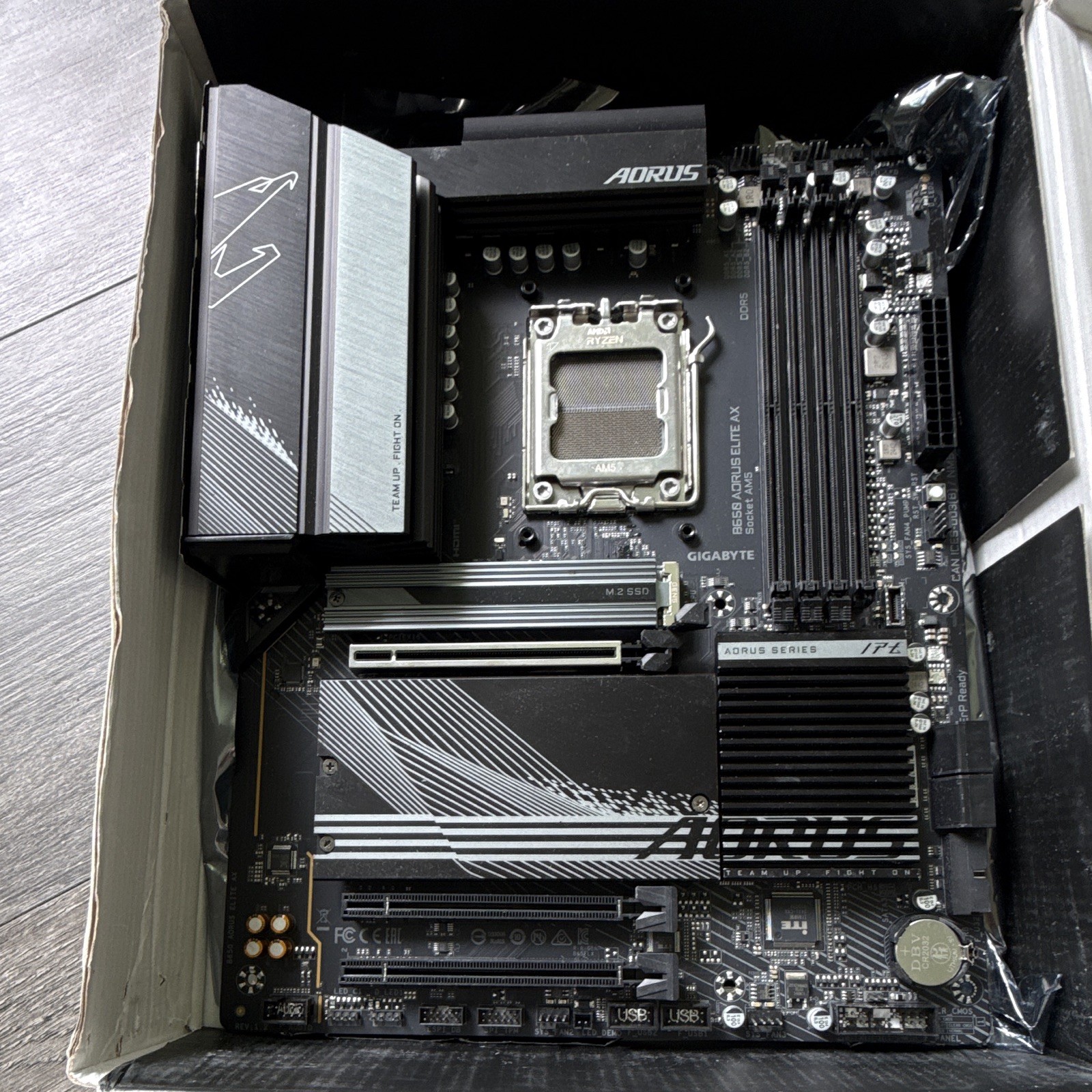 AORUS B650 AORUS ELITE AX AM5 AMD DDR5 ATX Motherboard 4-DIMM