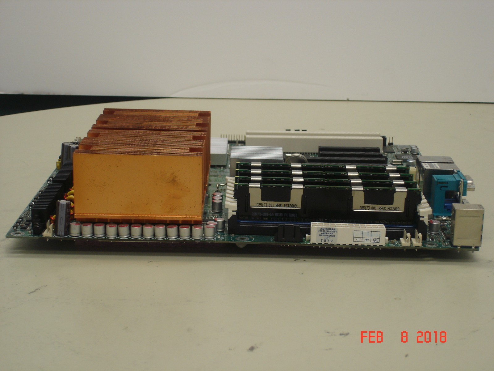E11025-103 INTEL MOD S5000PSL MOTHERBOARD W/ 2 x E5440 2.83GHZ QC CPU & 8GB RAM