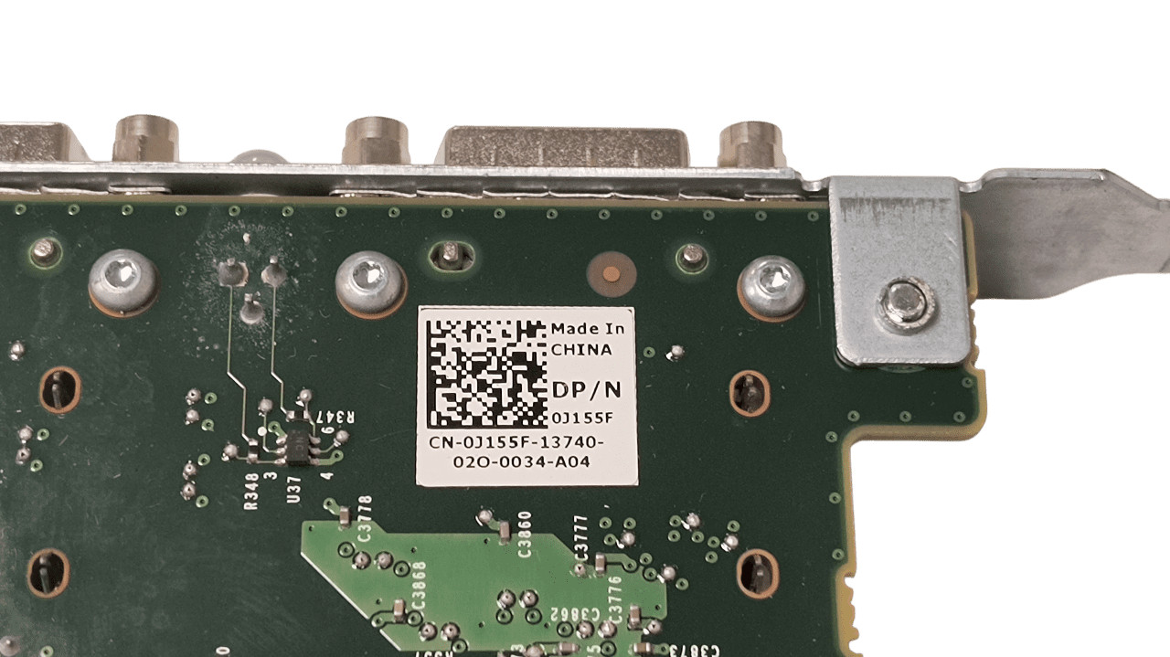 DELL J155F – PERC 6/E PCI-E SAS RAID CONTROLLER WITH 512MB Battery