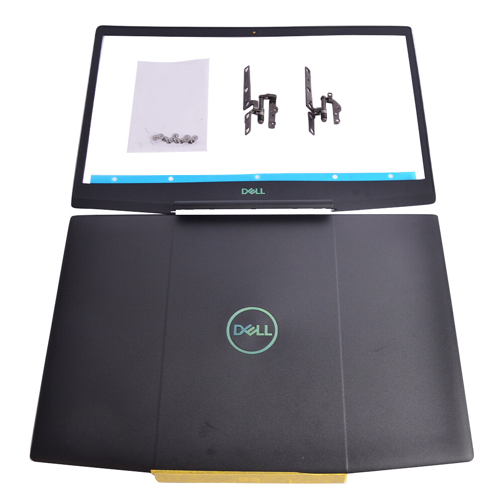 LCD Back Cover Blue Logo 747KP&LCD Front Bezel&Hinges&Screws For Dell G3 15 3590