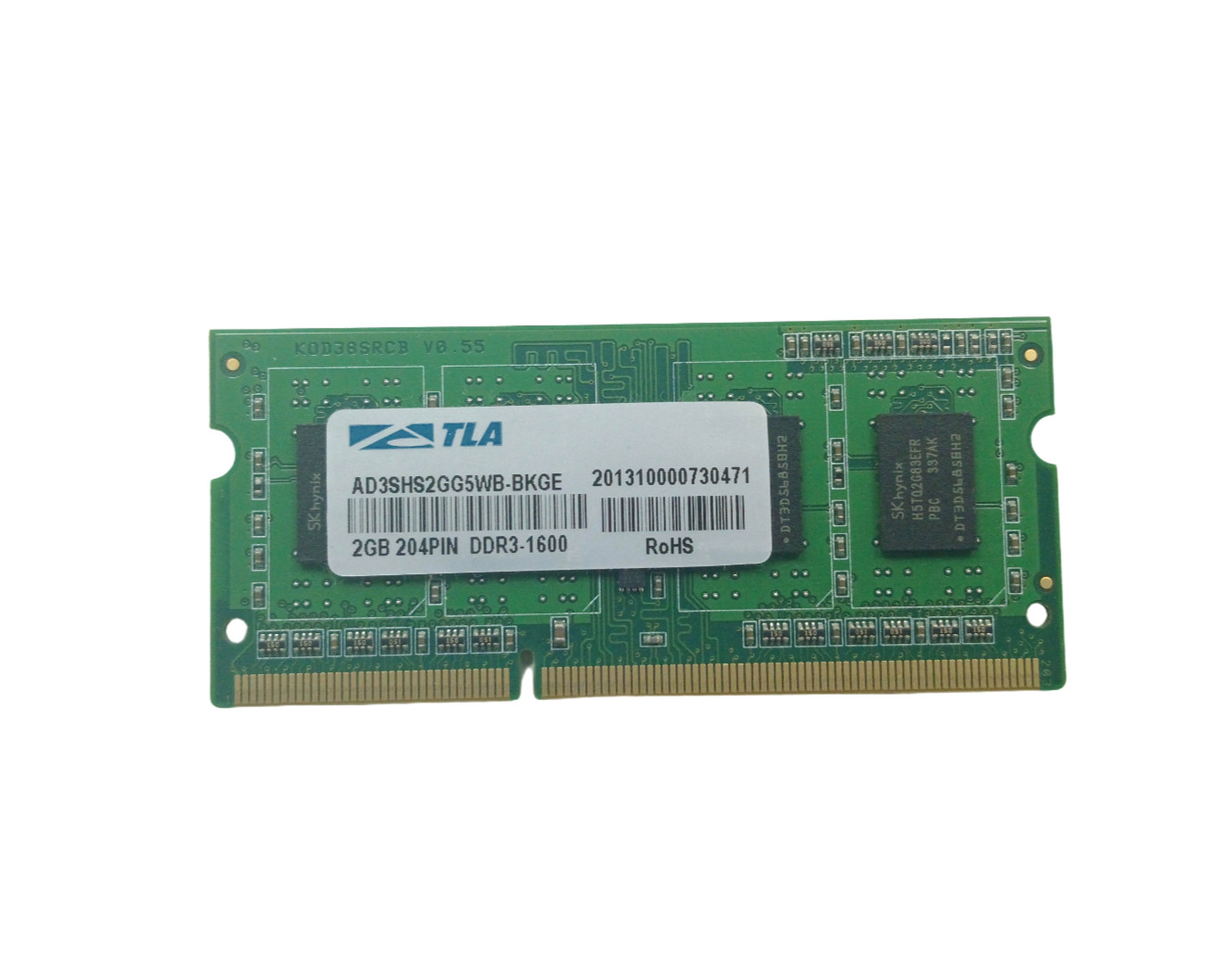 TLA 2GB DDR3-1600 SODIMM Laptop RAM Memory Module