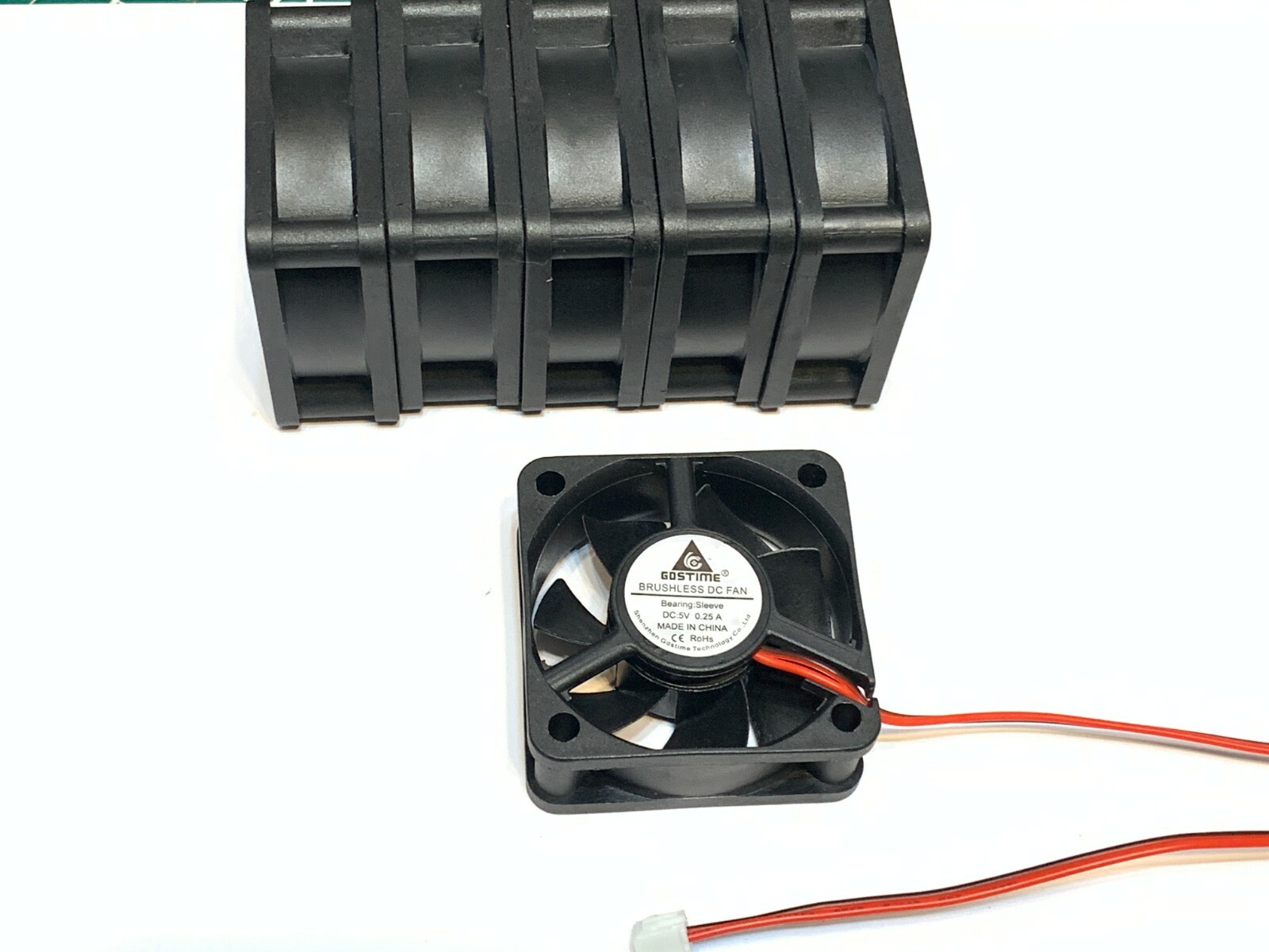 6 Pieces GDSTIME 5v 5020 fan dc 50x50x20 5cm 50mm 2pin heatsink computer CPU