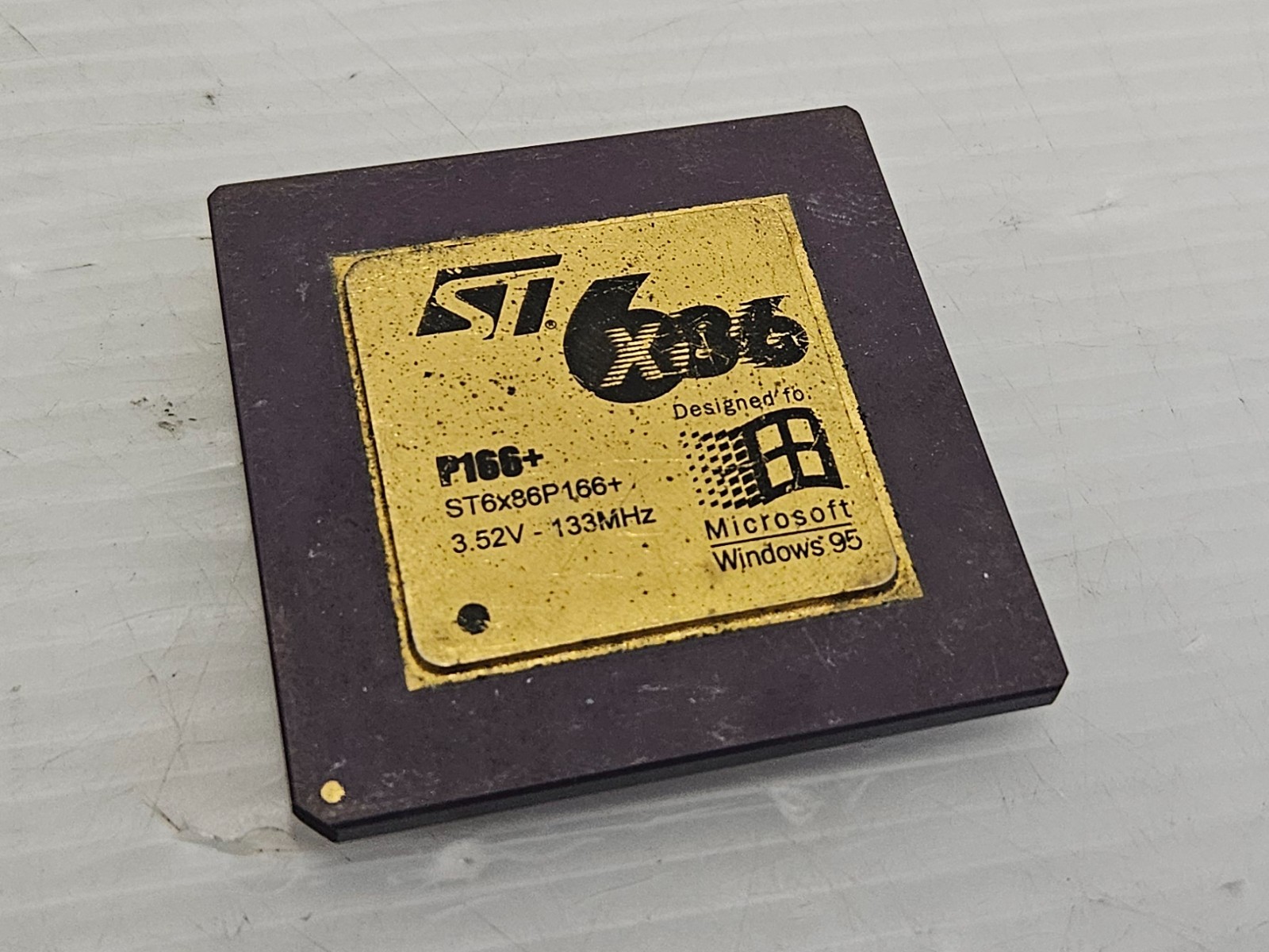 ST 6×86 P166+, ST6x86P166+, 133MHz, Socket 7, 3.52V, Vintage CPU, CPU001