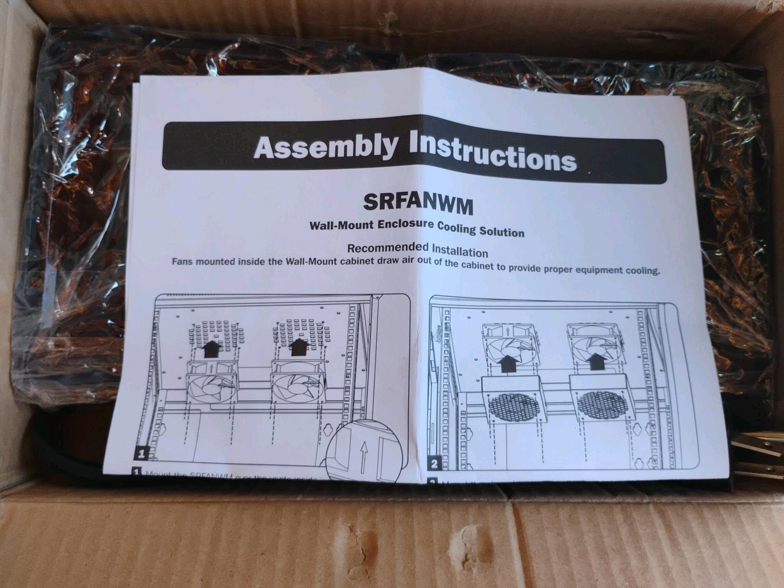 TRIPP LITE SRFANWM 210 CFM Two pack 120V AC8482