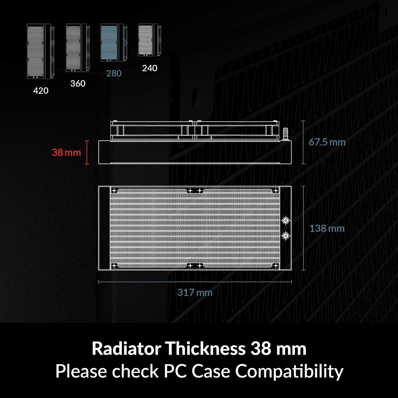 Liquid Freezer III 280 A-RGB white PC Water Cooler AIO Computer Cooling CPU