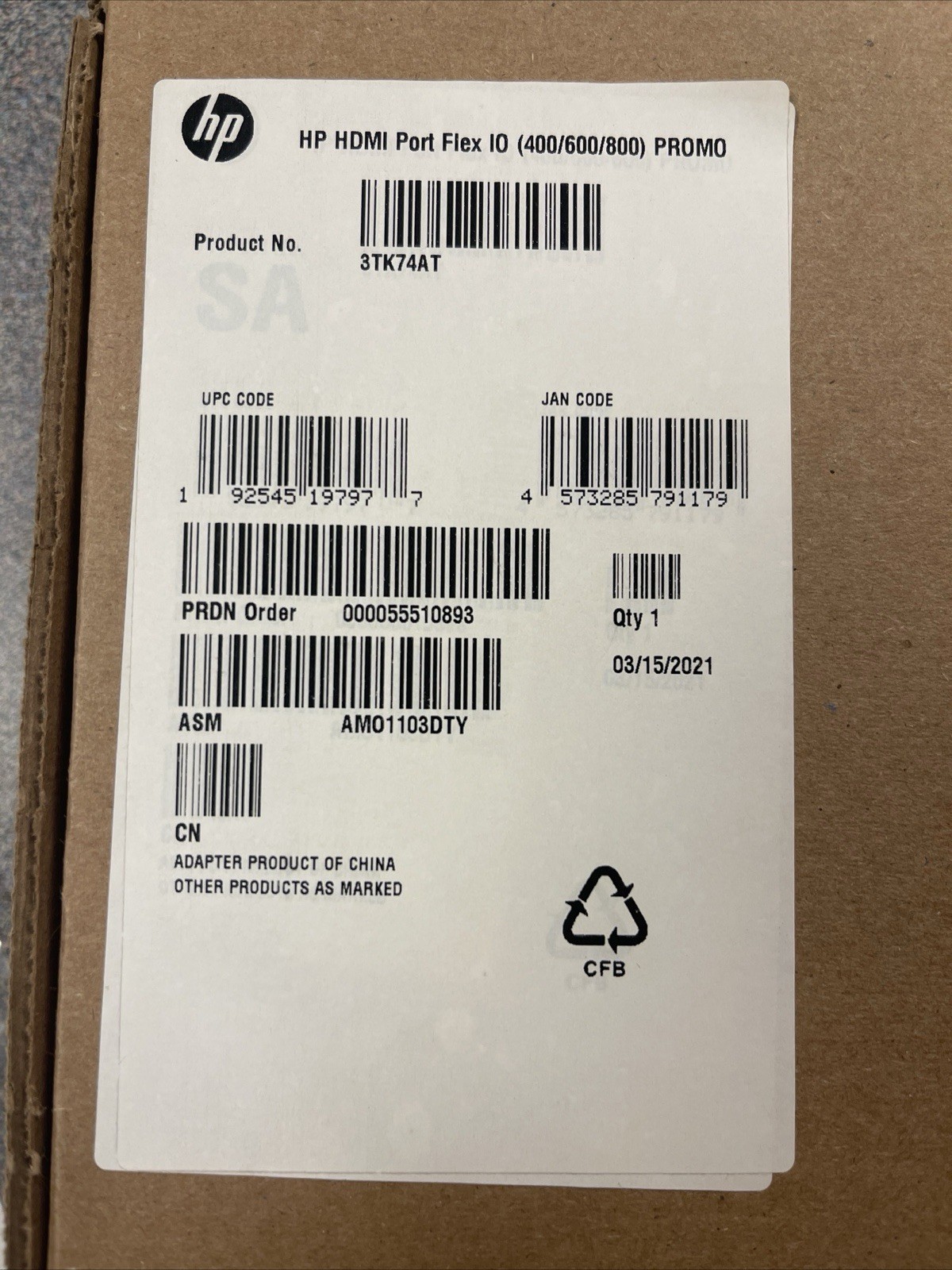 HP HDMI Flex Port 405 705 G4 G5 DM SFF L25757-001, L25757-002, L37415-001