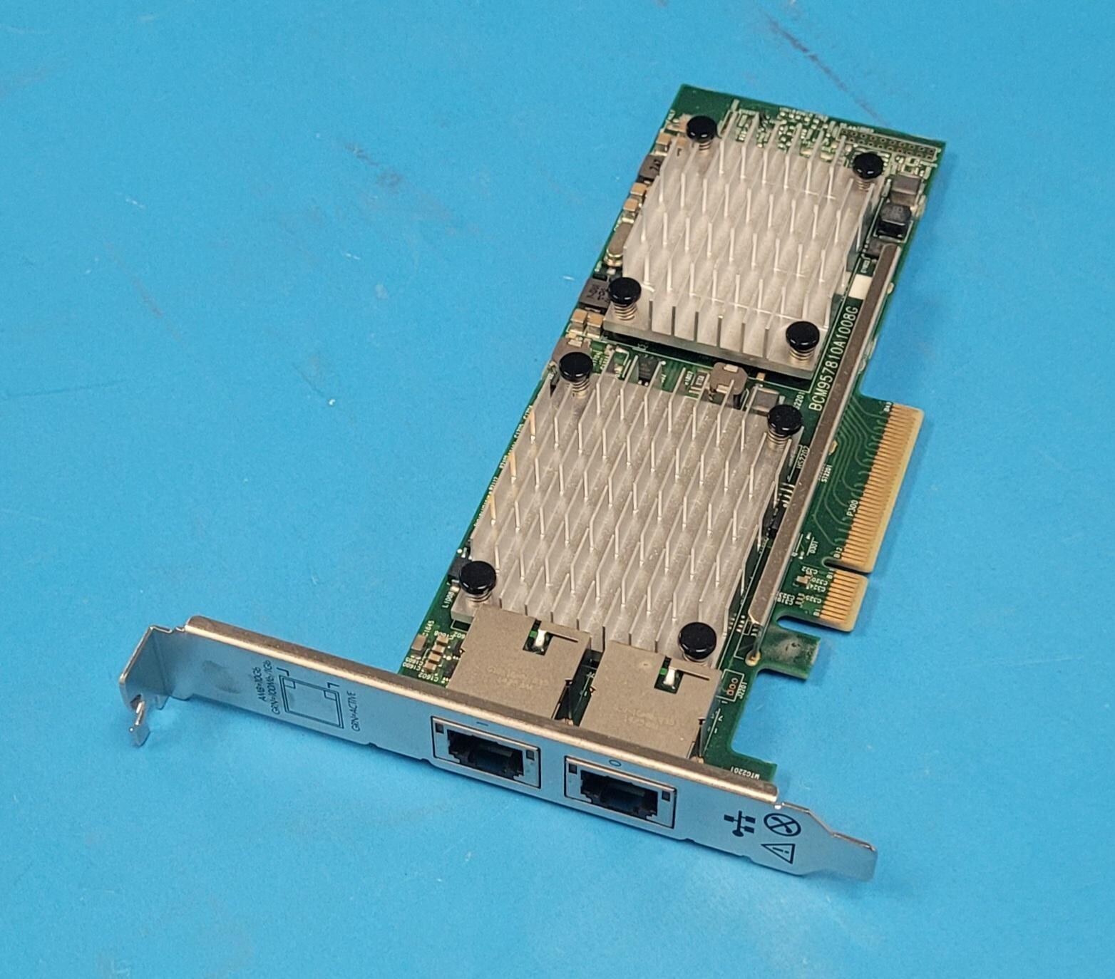 HP 530T 657128-001 10Gbps 2-Port Ethernet Adapter 656594-001 HIGH Bracket