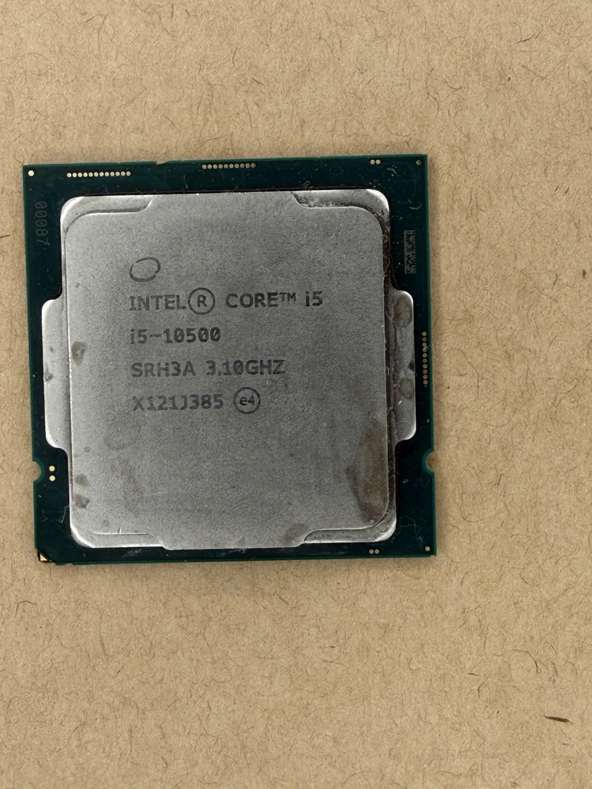 Intel Core I5-10500 SRH3A 3.10 GHz UNTESTED