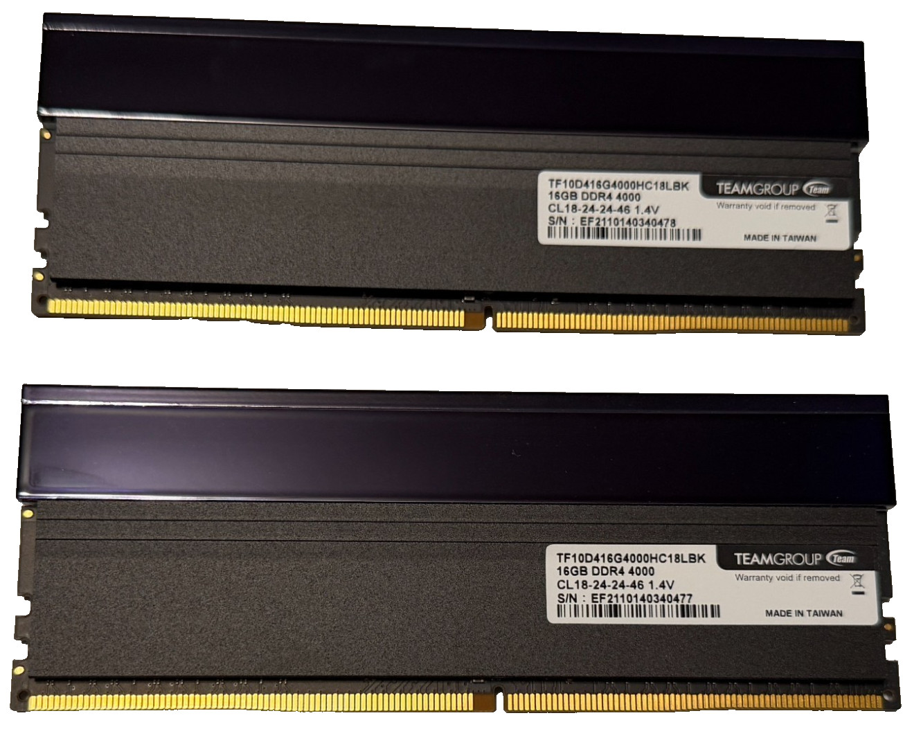 TeamGroup XTREEM 32GB (2x16GB) RAM DDR4 4000MHz TF10D416G4000HC18LBK