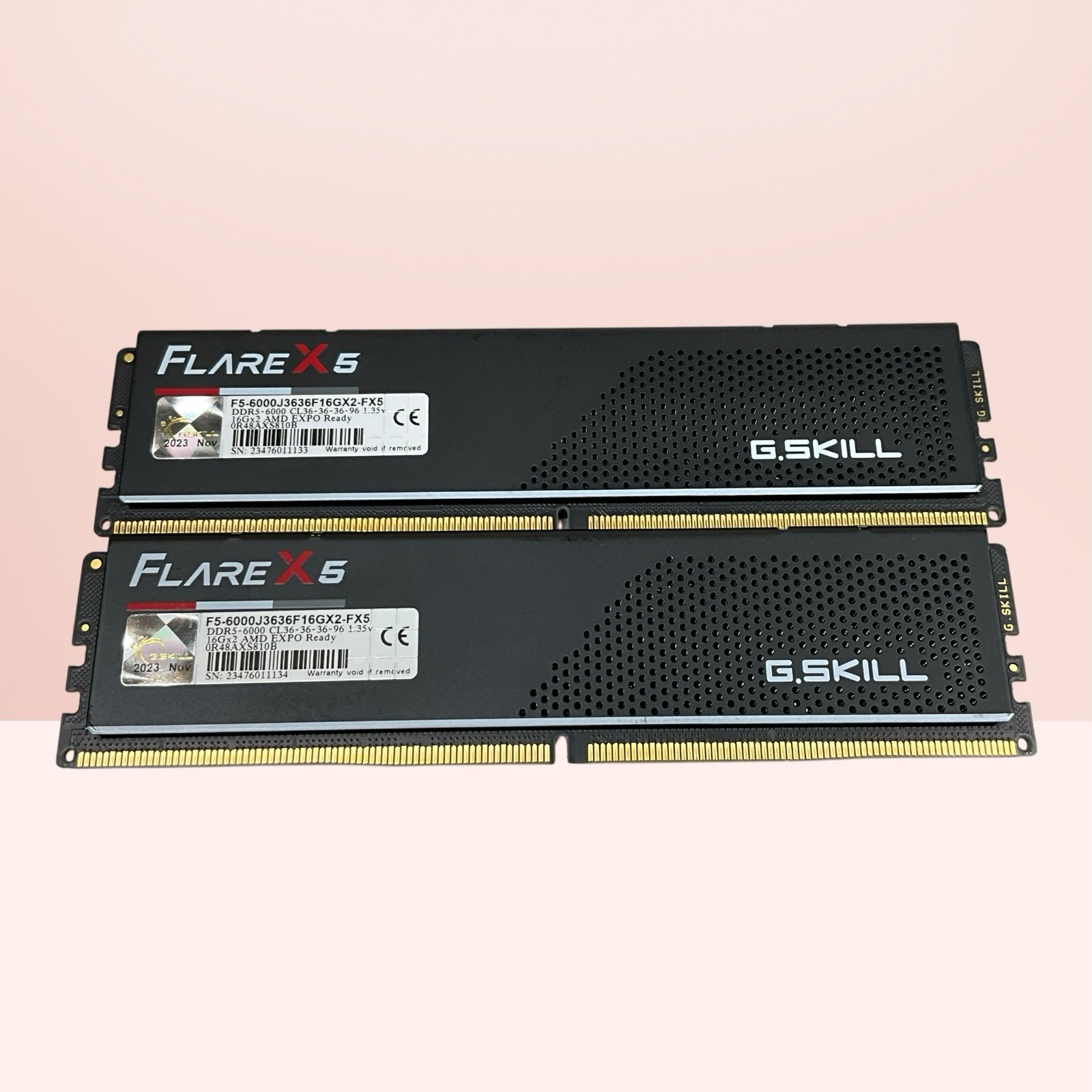 G.SKILL Flare X5 32GB (2x16GB) DDR5-6000 CL36 Desktop Gaming KIT