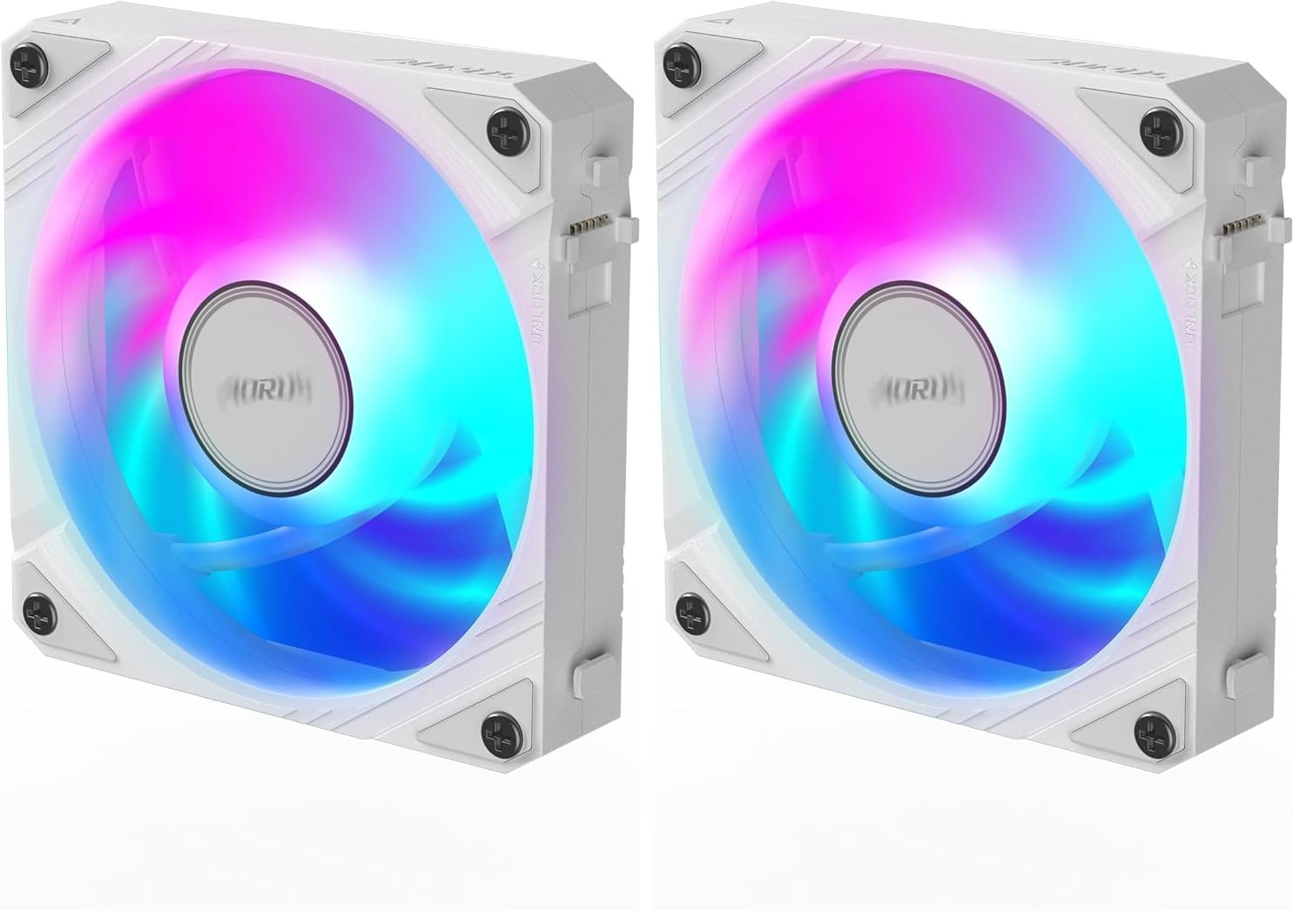 AORUS EZ Chain Fan 120 ICE, 120Mm Hydro Dynamic Bearing ARGB Computer Case Fan (