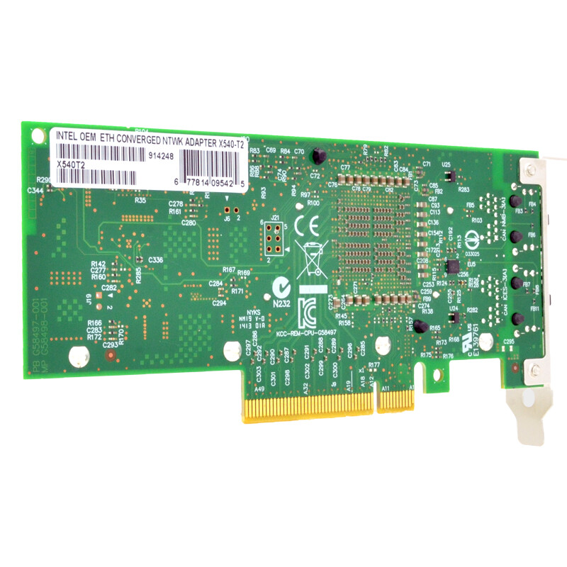 Network Card Intel OEM X540-T2 PCI-E x8 X540T2BLK 10Gb