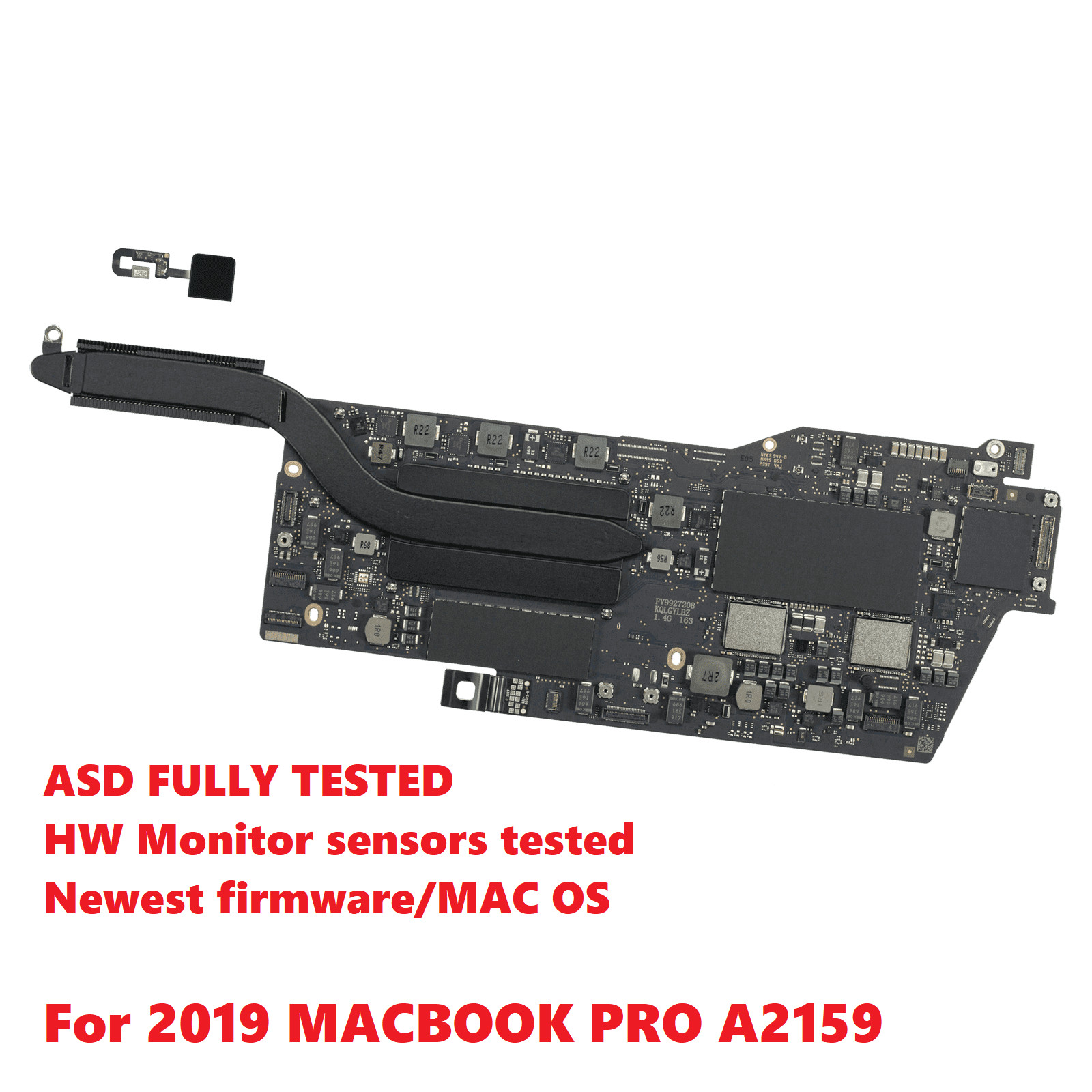 13″ Apple MacBook PRO A2159 2019 Logic Board 1.4GHz i5 8GB 820-01598 256GB GOOD