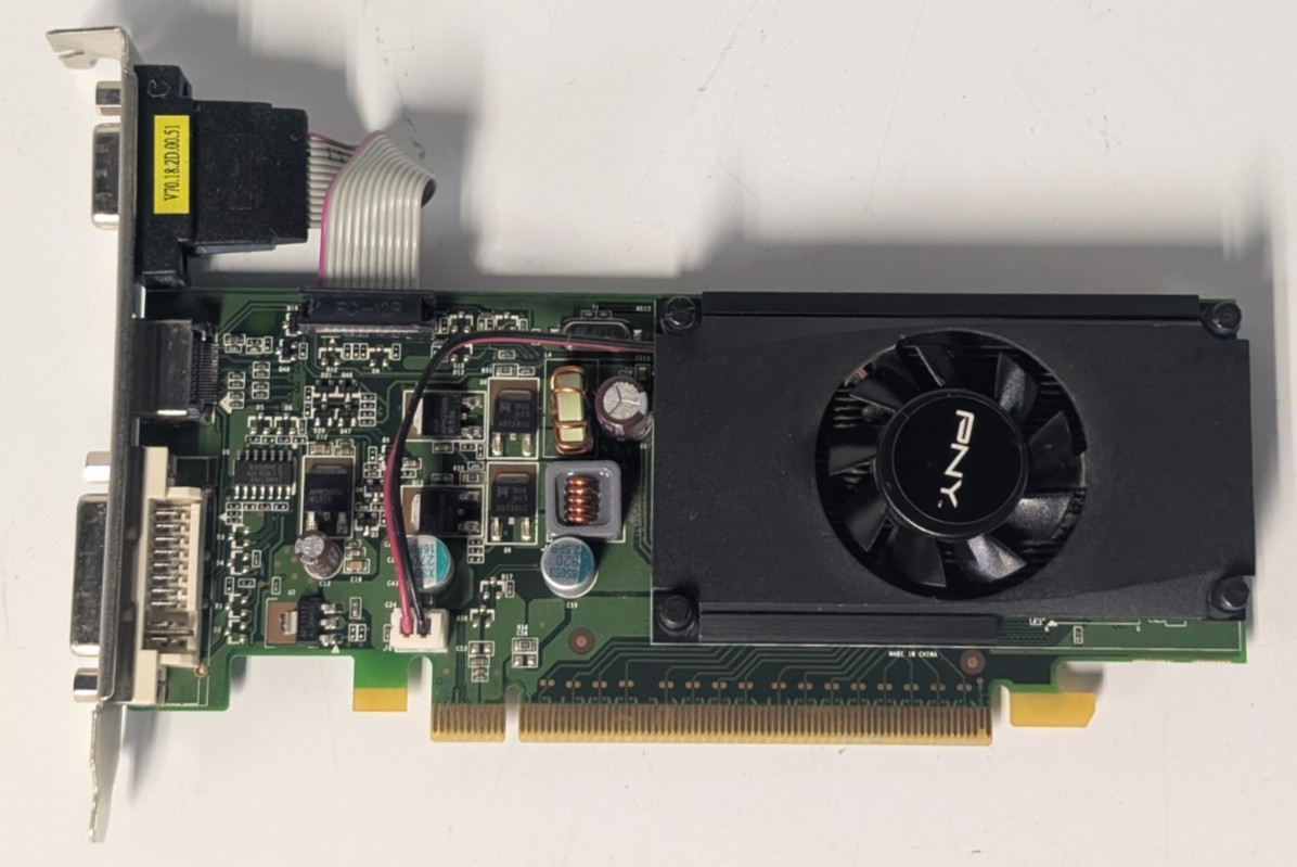 PNY NVIDIA GeForce 210 512MB PCI-E 2.0 x16 VCGG2105XPB DVI VGA HDMI