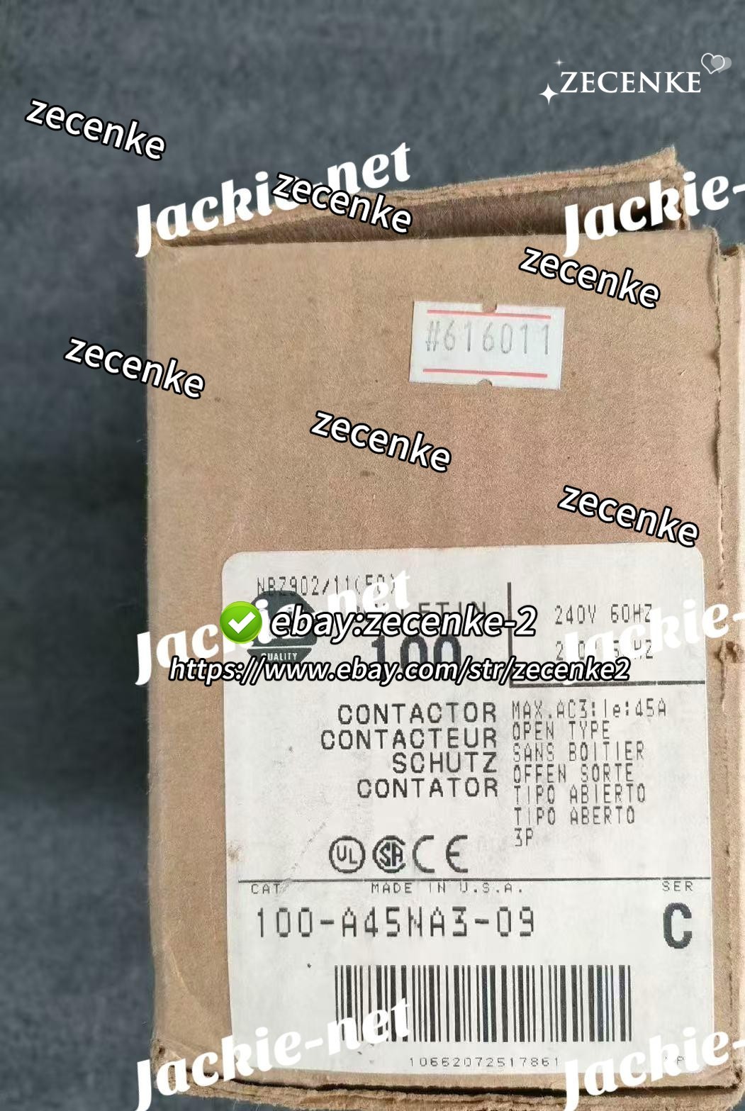 1PCS NEW 100-A45NA3-09 VIA DHL/FedEx #&&