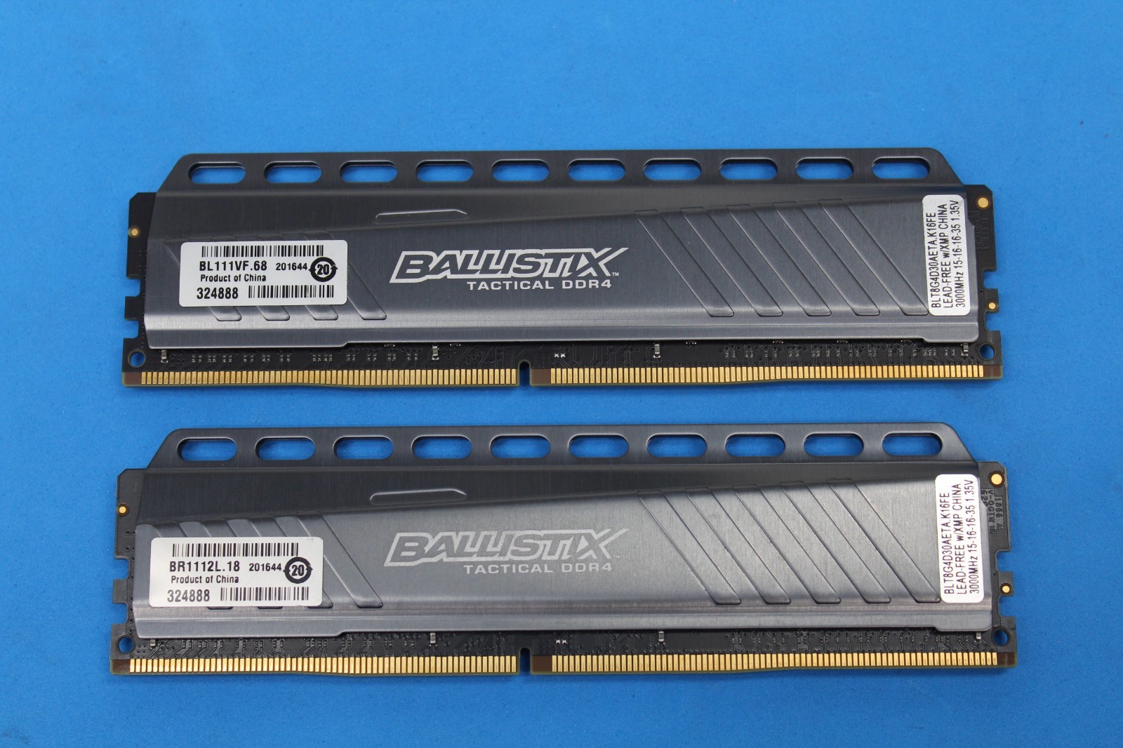 Crucial Ballistix Tactical 16GB(2x8GB) RAM DDR4 3000MHz BLT8G4D30AETA.K16FE T9A2