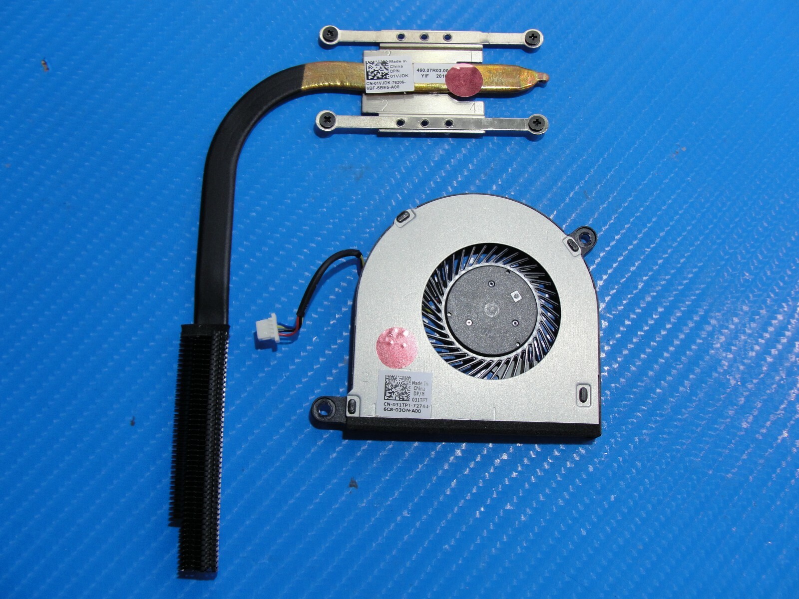 Dell Latitude 13.3″ 3379 Genuine Laptop CPU Cooling Fan w/ Heatsink 31TPT 1VJDK