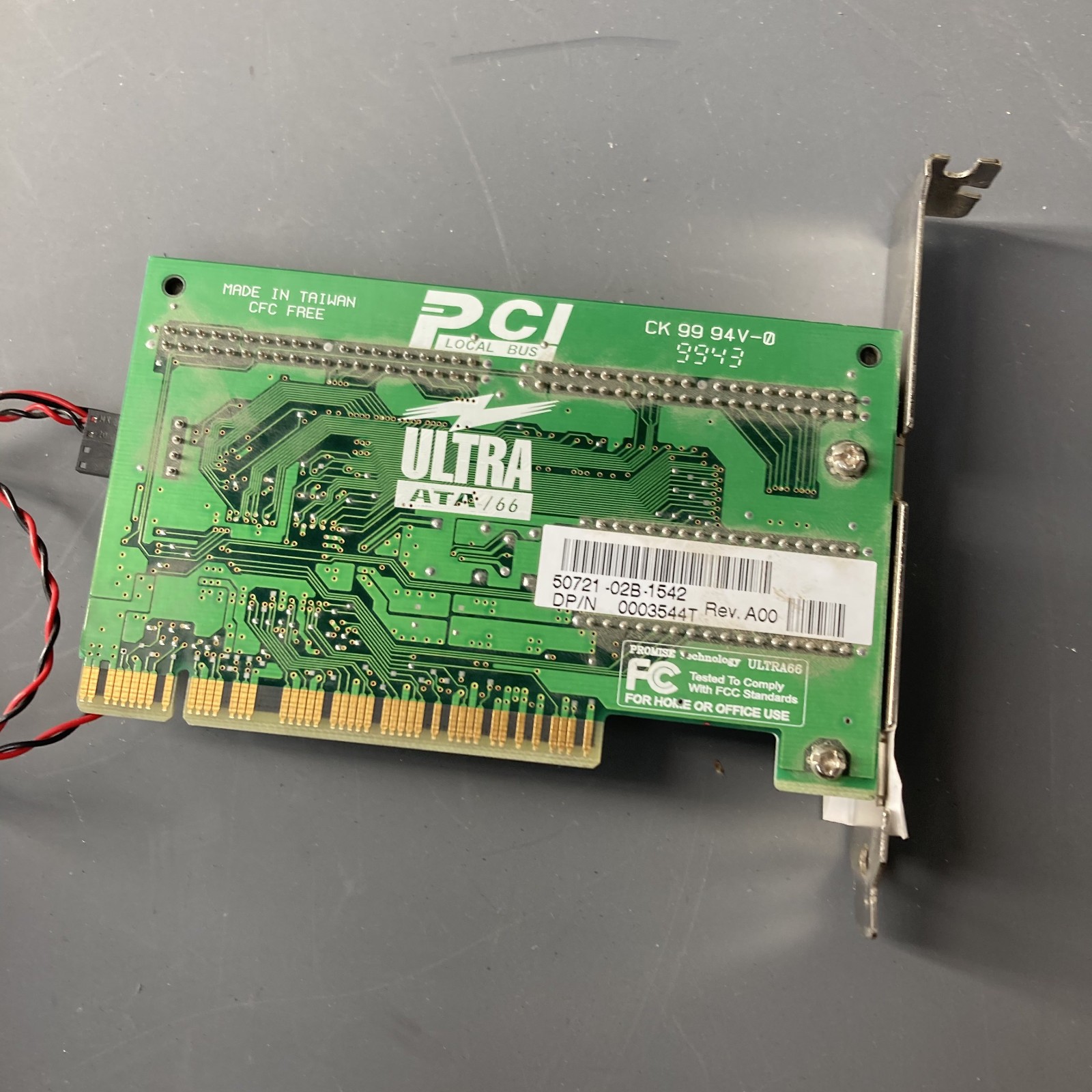 Promise Tech Ultra66 0003544T 32-bit PCI IDE RAID Controller Card Adapter