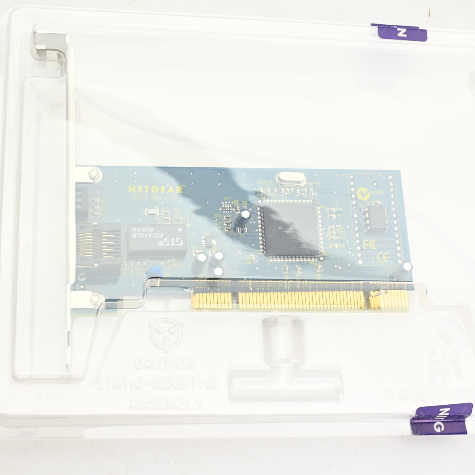 Lot of 3x Netgear Fast Ethernet PCI Adapter Network Card 10/100 Mbps FA311 – NEW