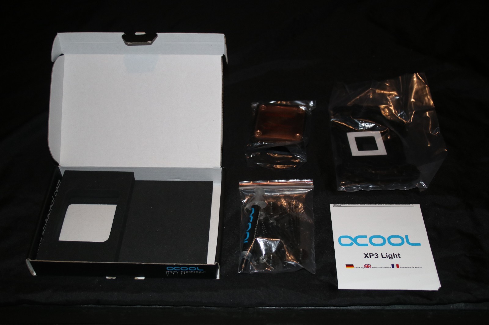 Alphacool NexXxoS XP3 Light Black V.2 CPU Water Block