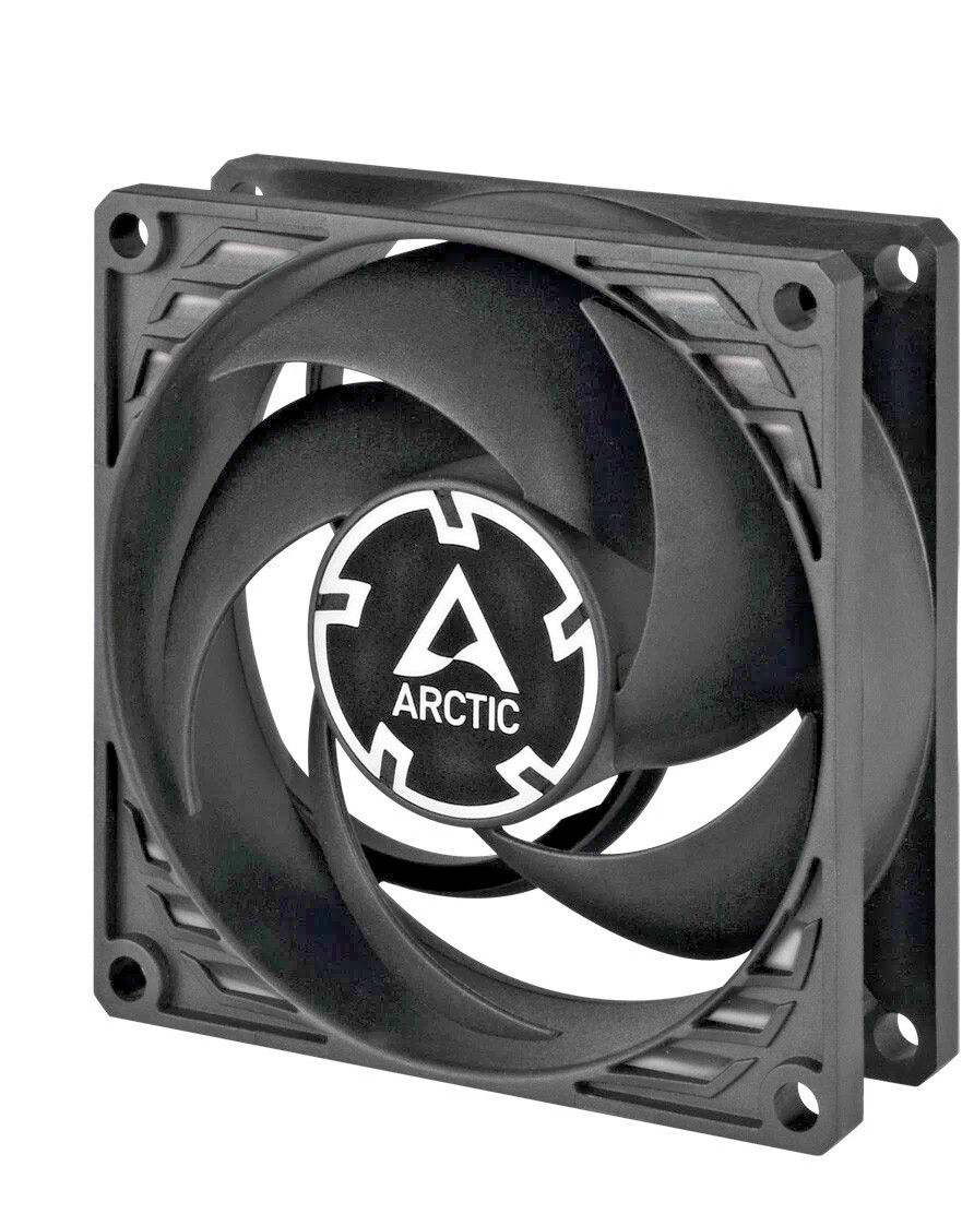 ARCTIC P8 PWM PST (Black) 5 Pack 80 mm Case Fan PWM Sharing Technology PST PC