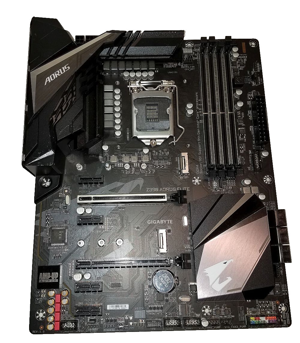 GIGABYTE Z390 AORUS ELITE Intel LGA1151 Z390 ATX DDR4 4266Mhz Motherboard Used