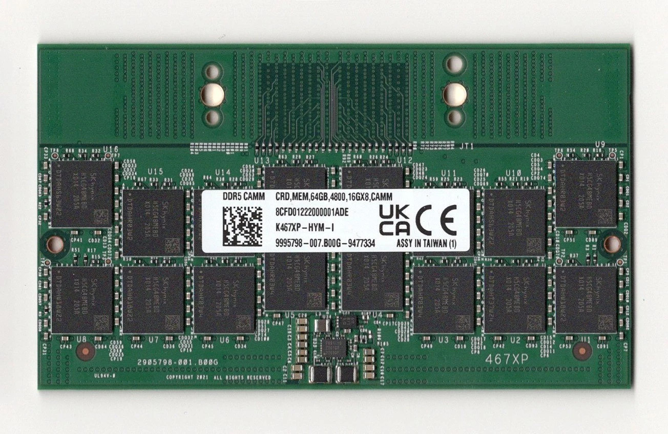 NEW OEM DELL PRECISION 64GB DDR5 4800Mhz CAMM (RAM Memory Module)