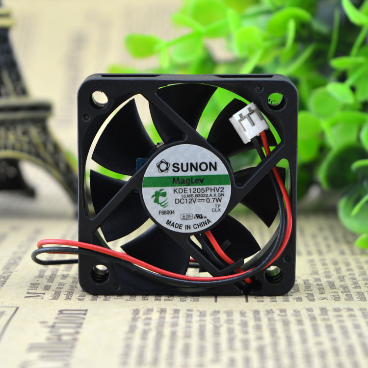SUNON Maglev KDE1205PHV2 50x50x15mm Cooler Cooling Fan DC 12V 0.7W 2Pin