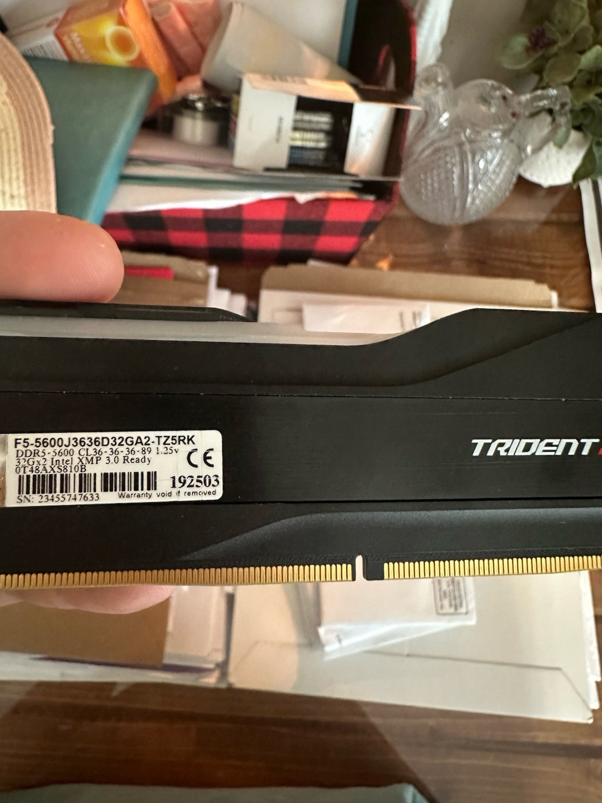 G.SKILL Trident Z5 RGB 64gb (2x32gb) DDR5-5600 DIMM RAM Intel XMP 3.0