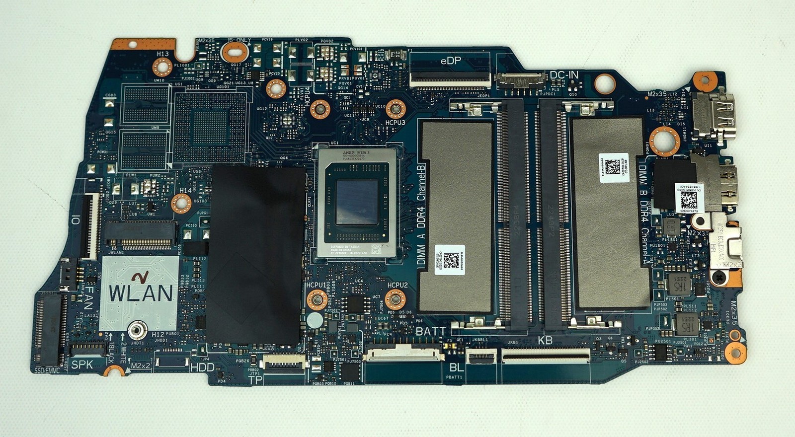 Dell AMD Ryzen 3 7330U Laptop Motherboard – Dual Channel DDR4 RAM – 5VYHY