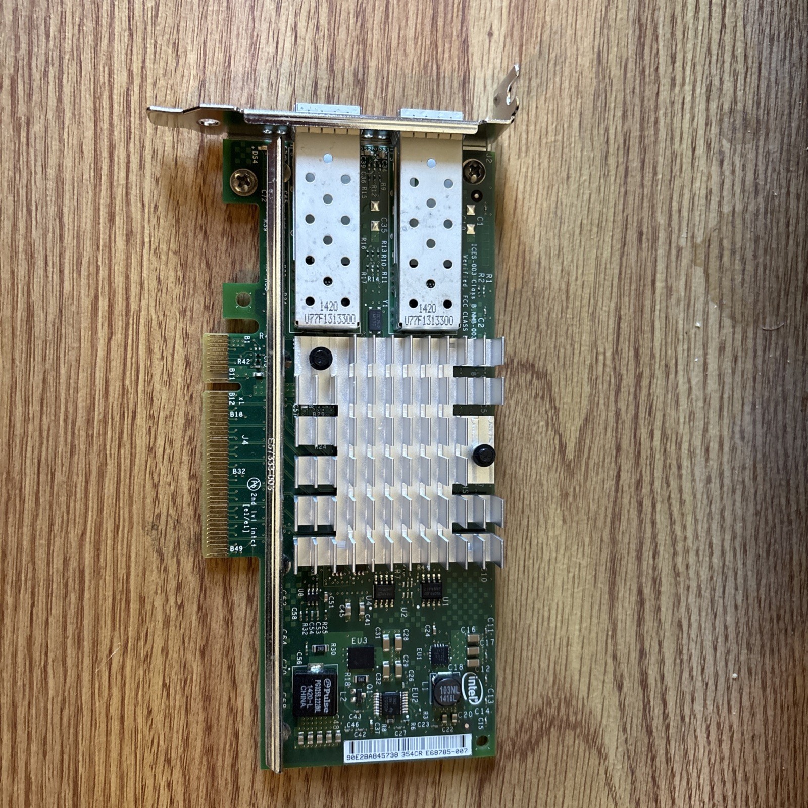 Intel X520-SR2 Ethernet Converged Network Adapter E10G42BFSRBLK (Low Profile)