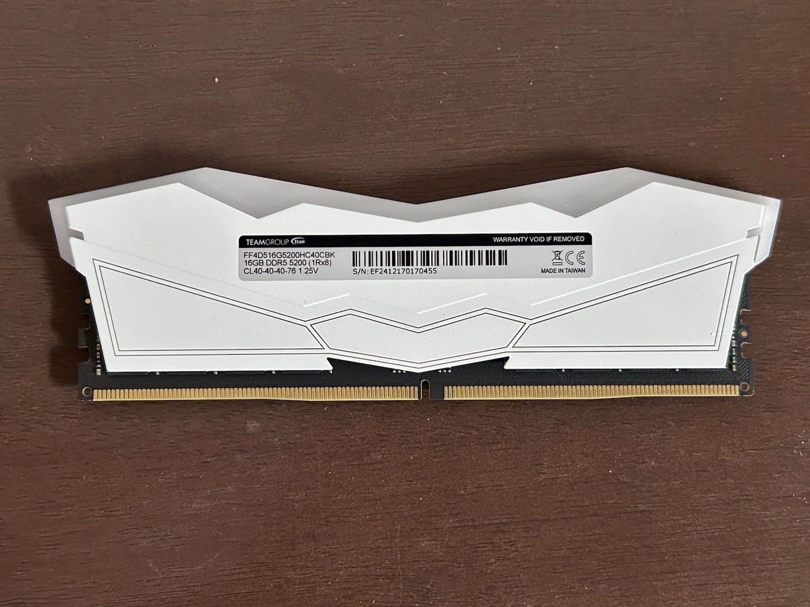TeamGroup T-Force Delta RGB 16GB (1x16GB) RAM DDR5 5200MHz