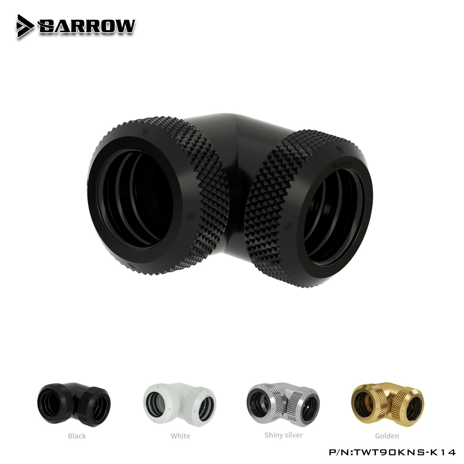 Barrow 90 Degree Angle 14mm Multi-Link to Multi-Link Dual Fitting Adapter