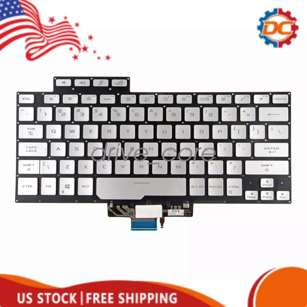 New ASUS ROG Zephyrus G14 GA401 GA401M GA401U GA401Q GA401IV Backlit Keyboard
