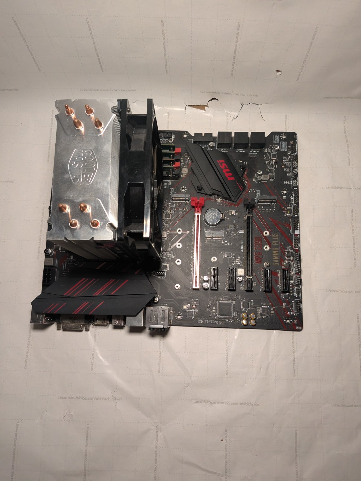 Intel Core i7 9700F MSI Z390 Gaming Plus Motherboard Combo 16GB DDR4 RAM Cooler