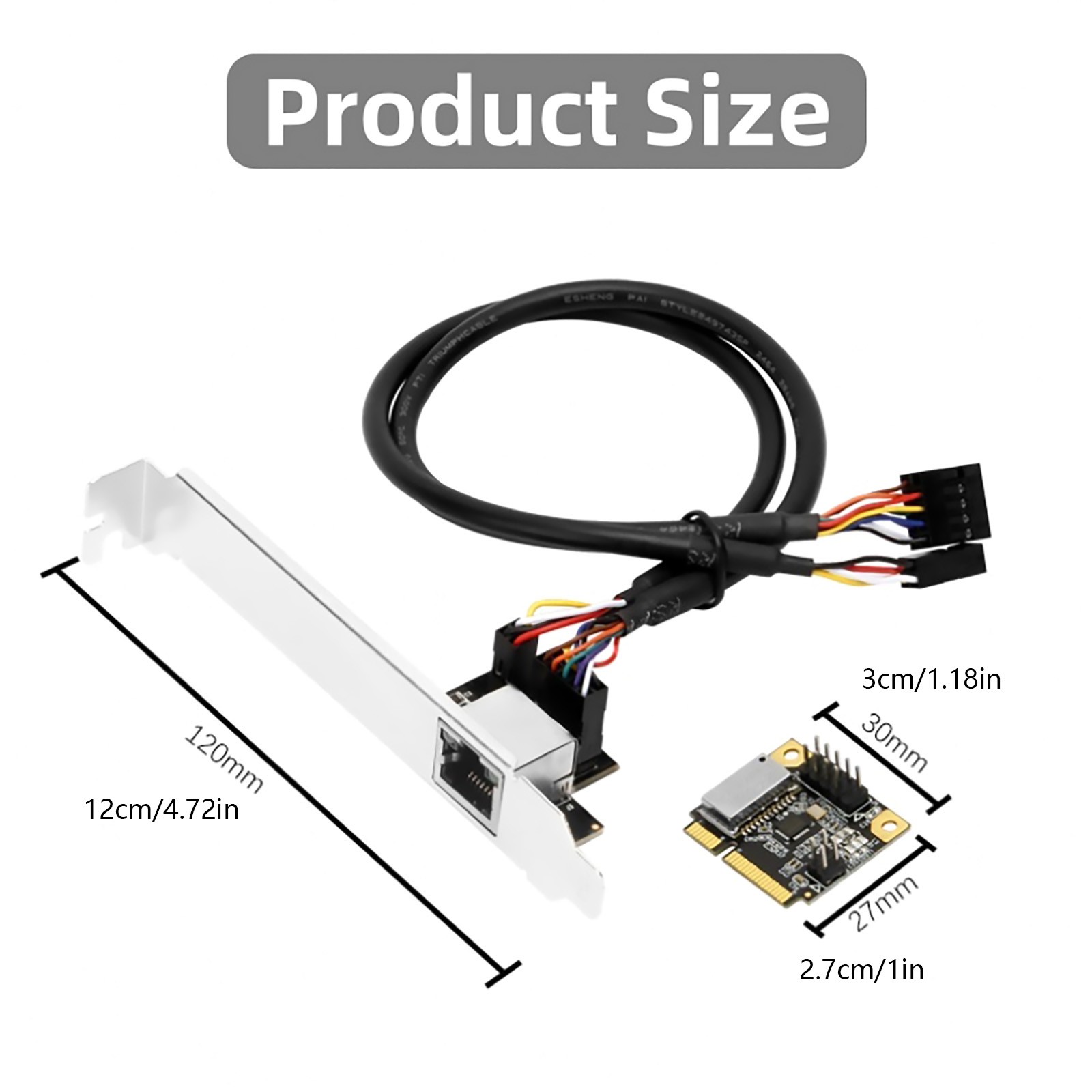 Mini PCI E Gigabit Ethernet Card Free Drive For Realtek RTL8111H 10/100/1000Mbps