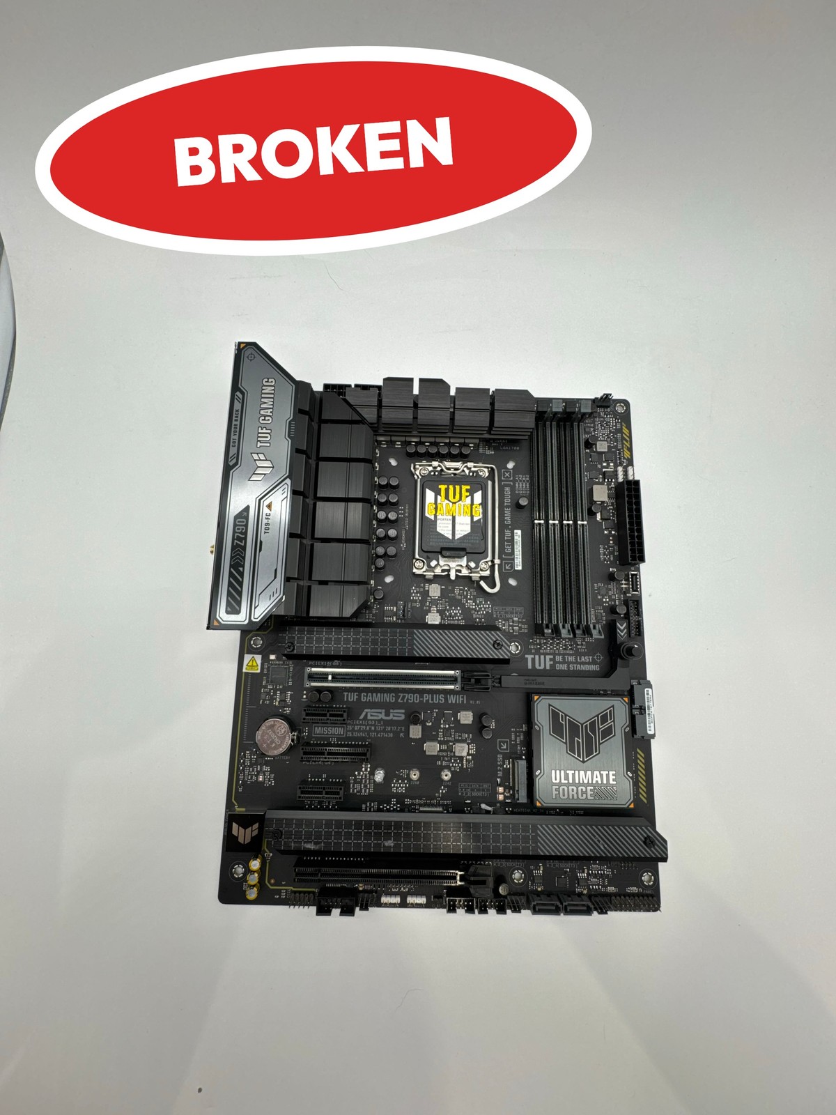 (BROKEN) ASUS TUF Gaming Z790-PLUS WiFi ATX Motherboard LGA 1700 DDR5 Black
