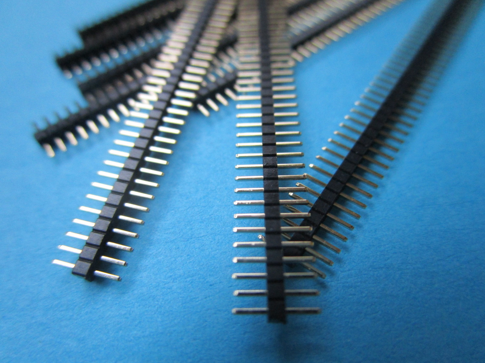 80 pcs Pitdh 1.0mm 1×50 50pin Breakable Pin Header Male Single Row Strip New