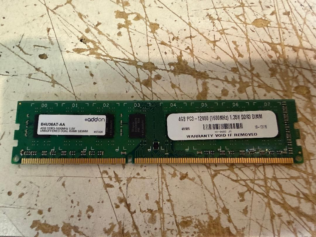 ADDON 16GB (4x4GB) DDR3 1600MHz PC3-12800 Desktop RAM Memory