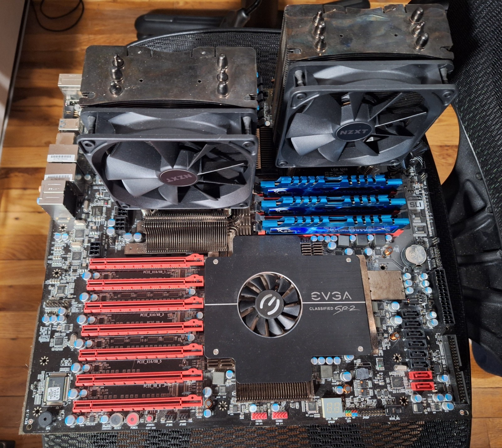 EVGA Classified Super Record 2 SR-2 Dual Xeon X5650 DDR3 G-Skill 48GB RAM