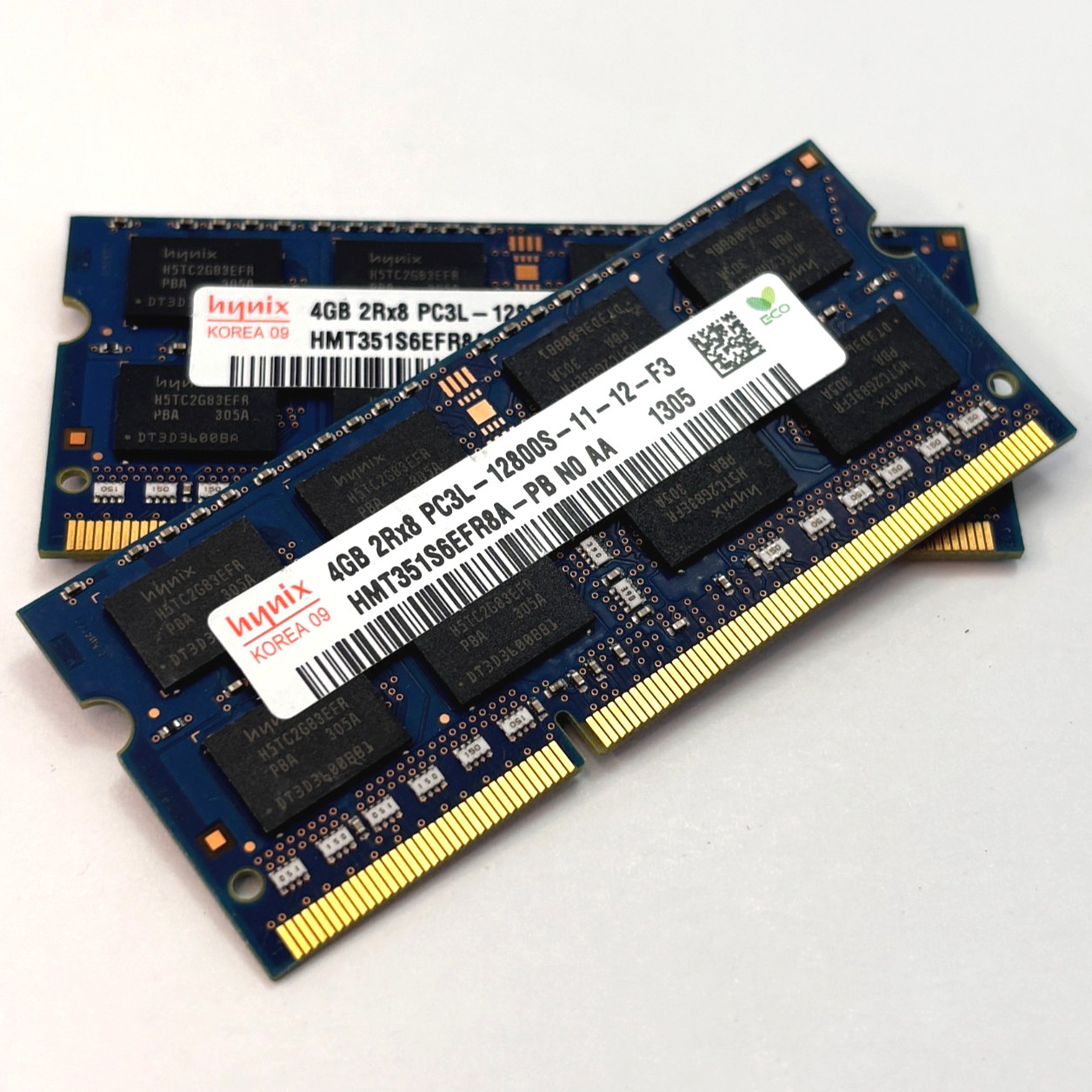 Hynix 8GB Laptop Memory Kit – 2x4GB DDR3L 1600MHz PC3L-12800S 2Rx8 1.35V SODIMM