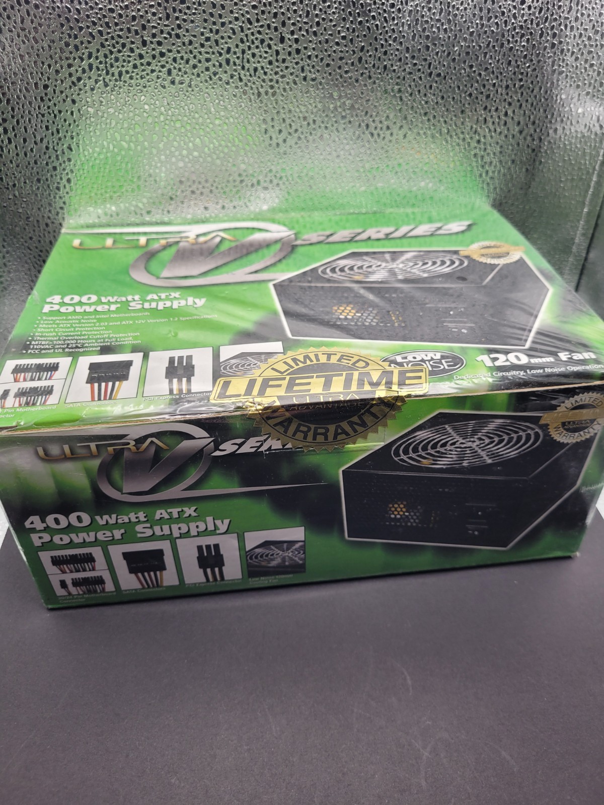 ULTRA V Series 400 Watt ATX Power Supply NEW NIB Sealed Gamer Computer Build